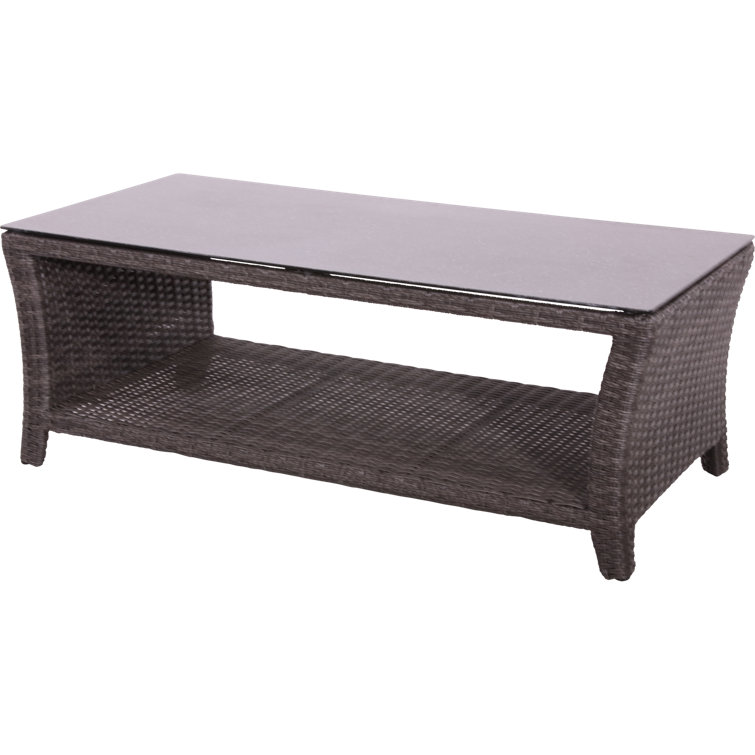 Lesli Living Soho Rattan Coffee Table Wayfair.ie
